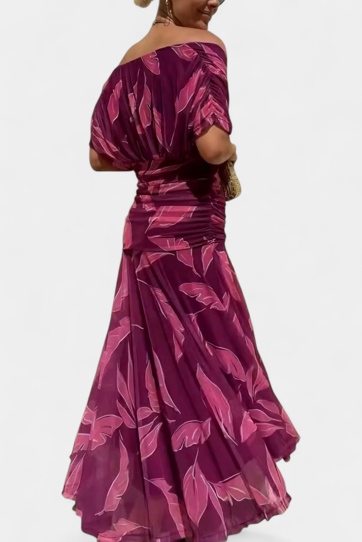 VIVIAN | VESTIDO LARGO CON ESCOTE EN V