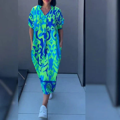 Elena™ – Vestido Floral Elegante