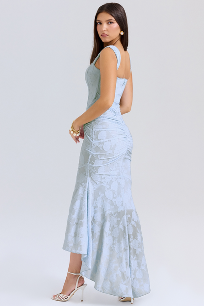 Dove - Vestido Maxi de Encaje Elegante y Ajustado