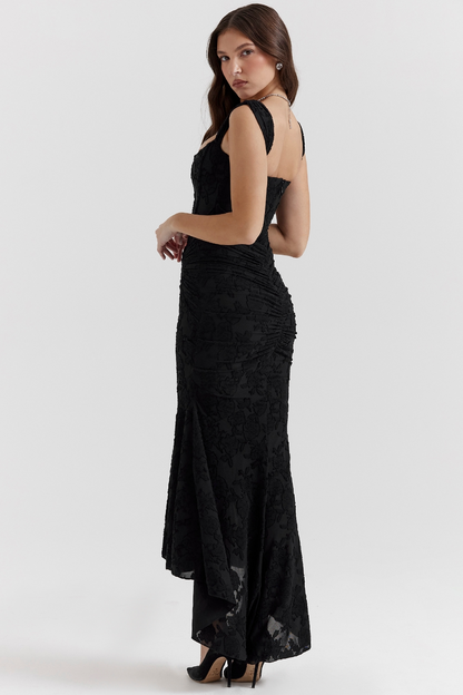 Dove - Vestido Maxi de Encaje Elegante y Ajustado