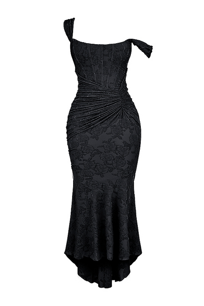 Dove - Vestido Maxi de Encaje Elegante y Ajustado