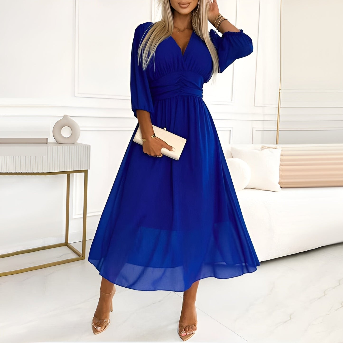 Isla - Vestido de Chiffon Ligero y Sedoso