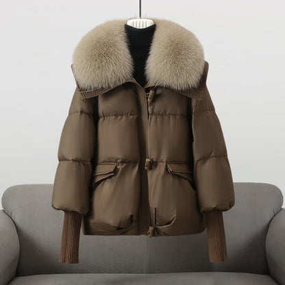 Aurora™ | Chaqueta Glam en Pluma Real