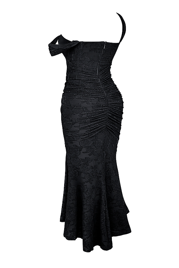 Dove - Vestido Maxi de Encaje Elegante y Ajustado
