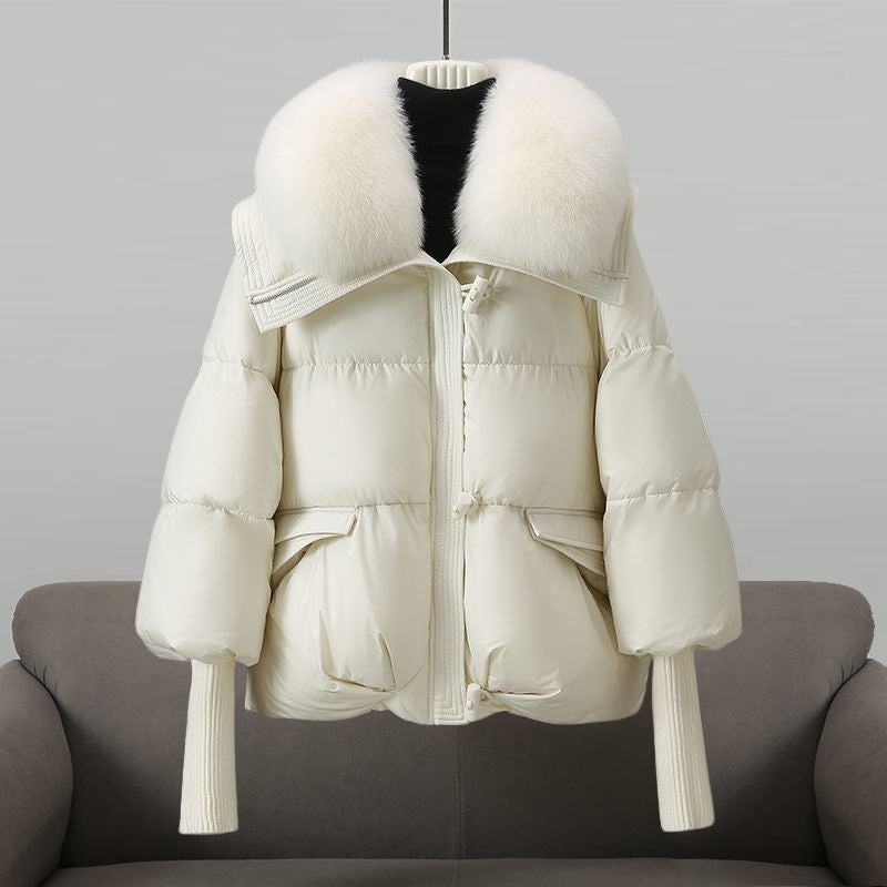 Aurora™ | Chaqueta Glam en Pluma Real