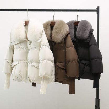 Aurora™ | Chaqueta Glam en Pluma Real