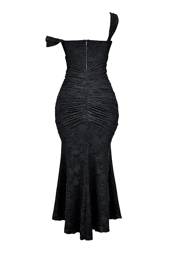 Dove - Vestido Maxi de Encaje Elegante y Ajustado