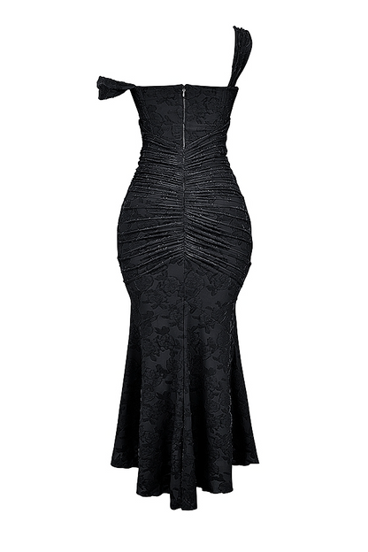 Dove - Vestido Maxi de Encaje Elegante y Ajustado