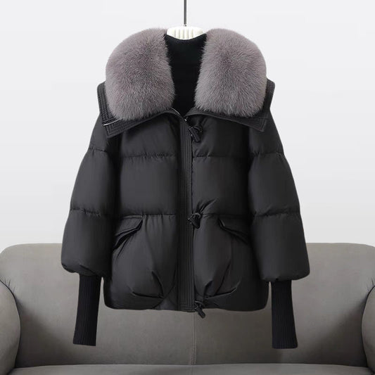Aurora™ | Chaqueta Glam en Pluma Real