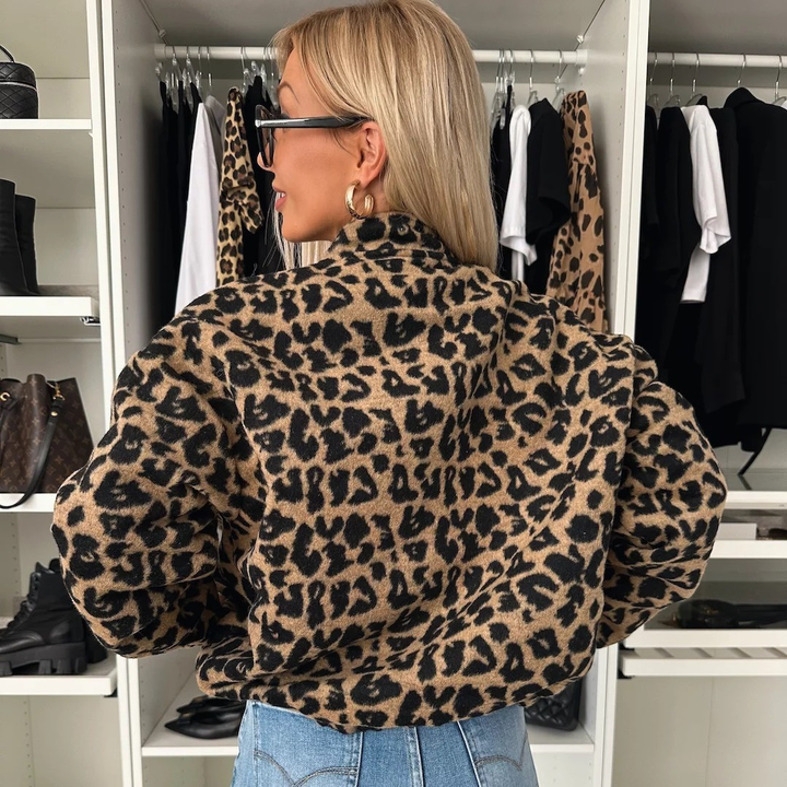 Elodie | Chaqueta de Leopardo Estilosa