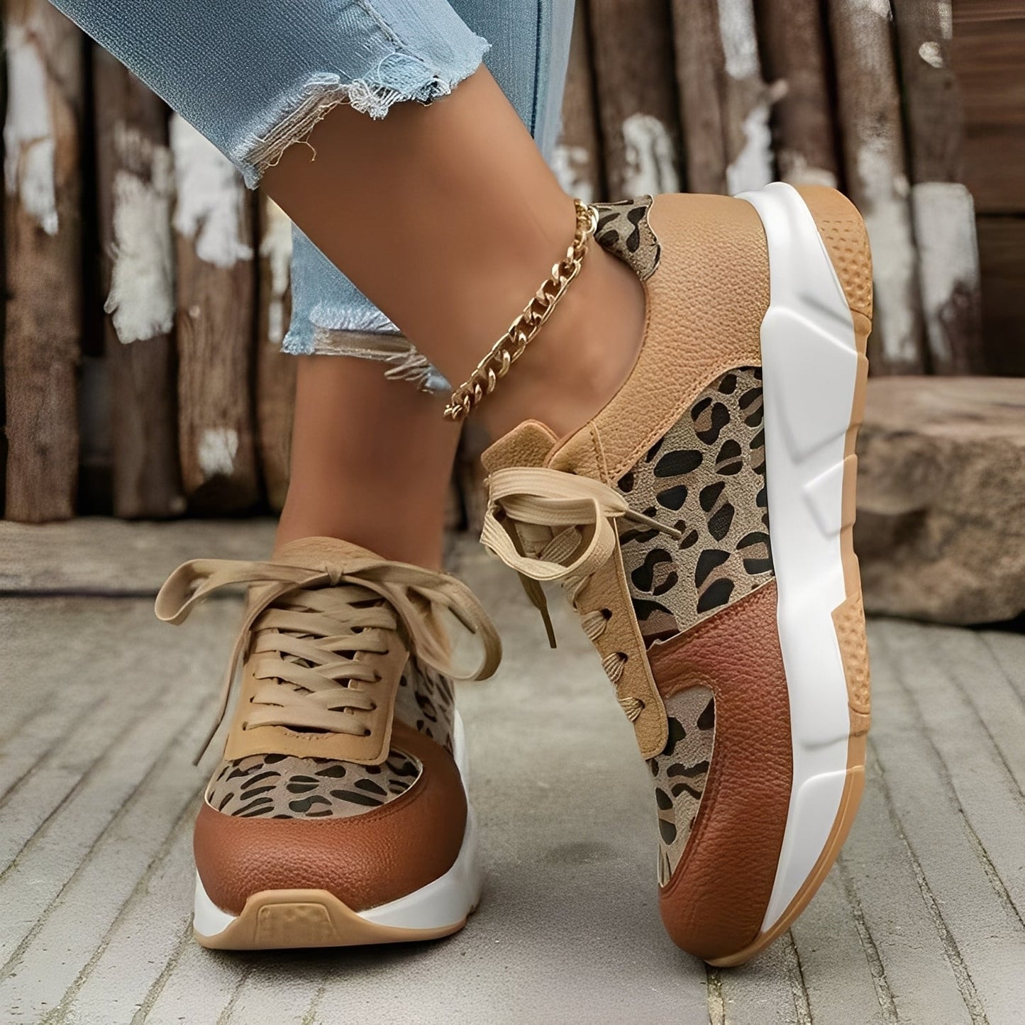 Wendy - Elegantes, cómodos zapatos con estampado para mujeres