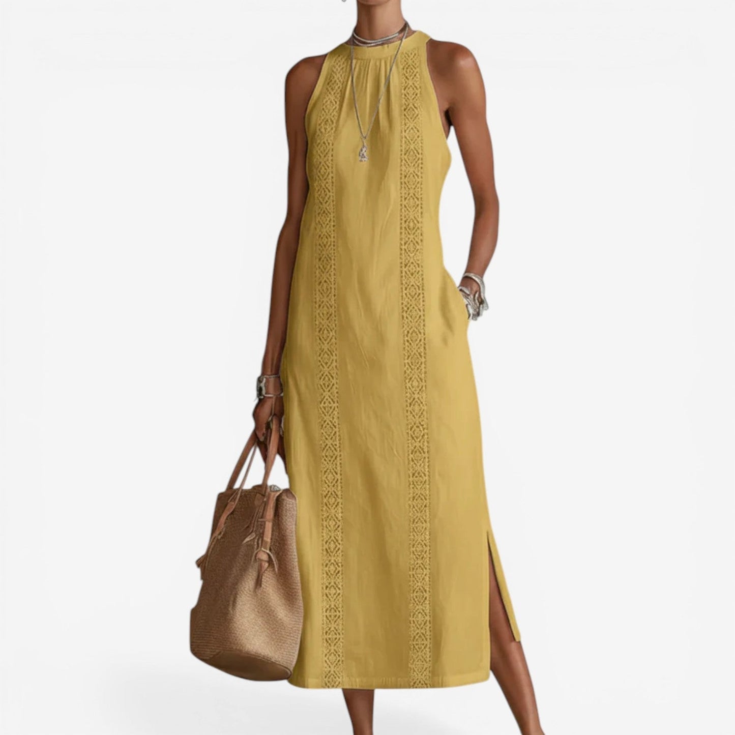 Vestido midi minimalista Althea™