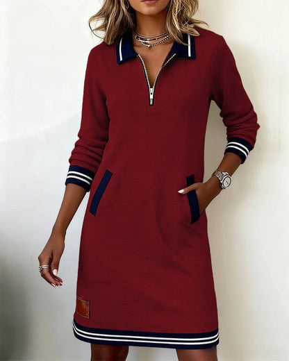 Elara | Vestido Midi de Manga Larga