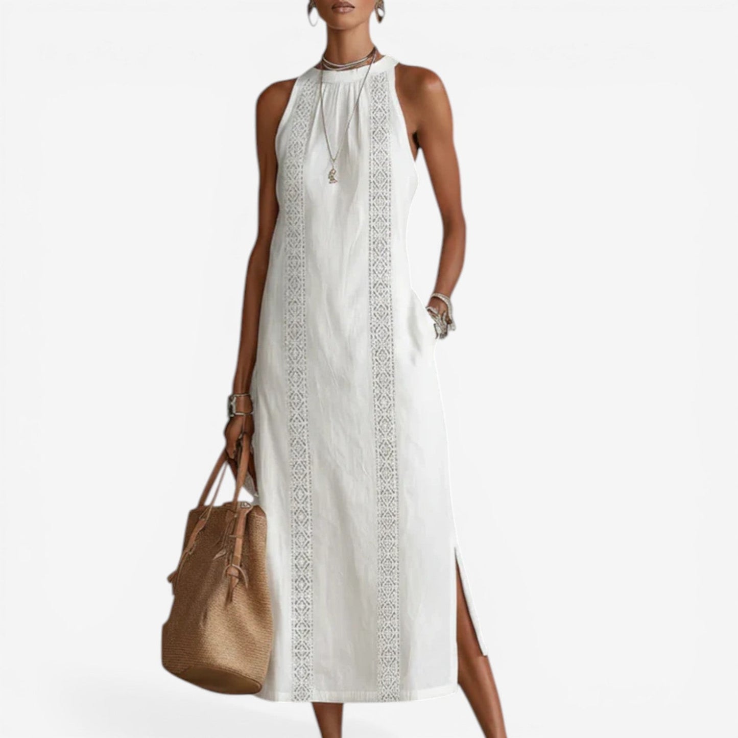 Vestido midi minimalista Althea™