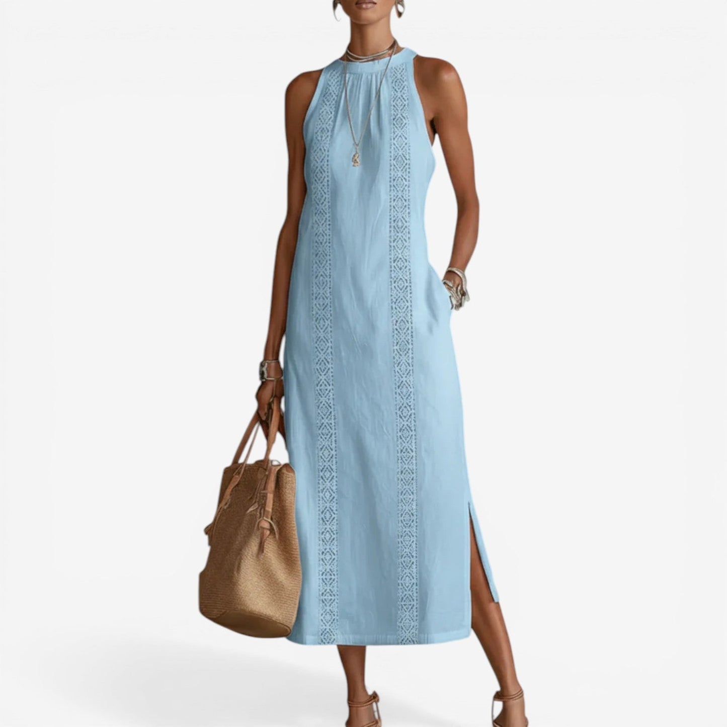 Vestido midi minimalista Althea™