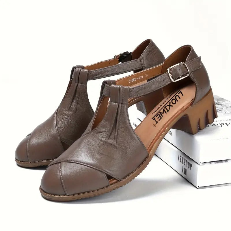 Bionda - Sandalias Chic en Tinta Unita Mate