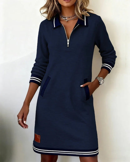 Elara | Vestido Midi de Manga Larga