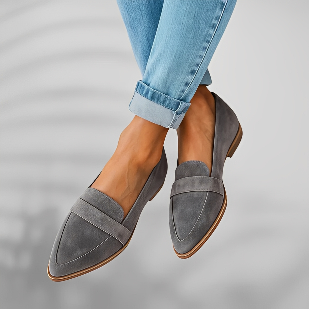 Théa - Zapatos casuales de cuero para mujeres