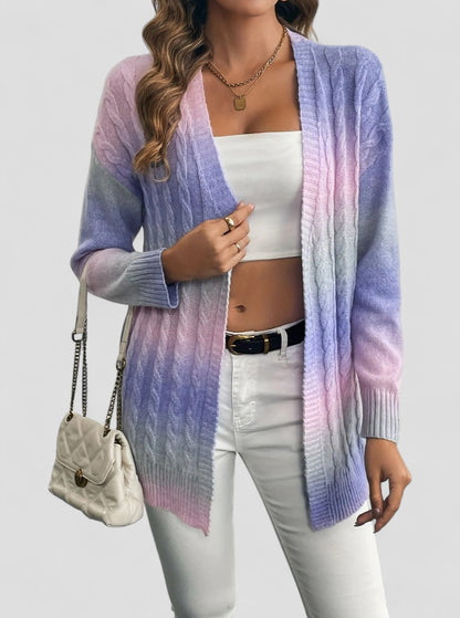 Cárdigan de Gradiente Plush Elegancia