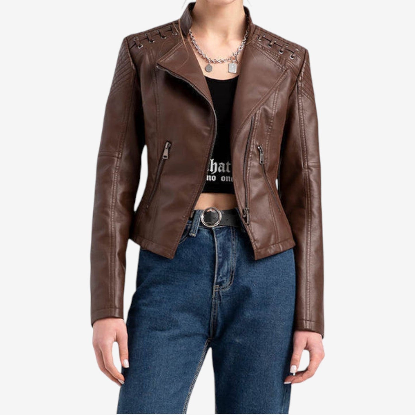 Fleur™ Chaqueta de Moto Corto