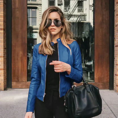 Sophia - Chaqueta de Cuero Italiana