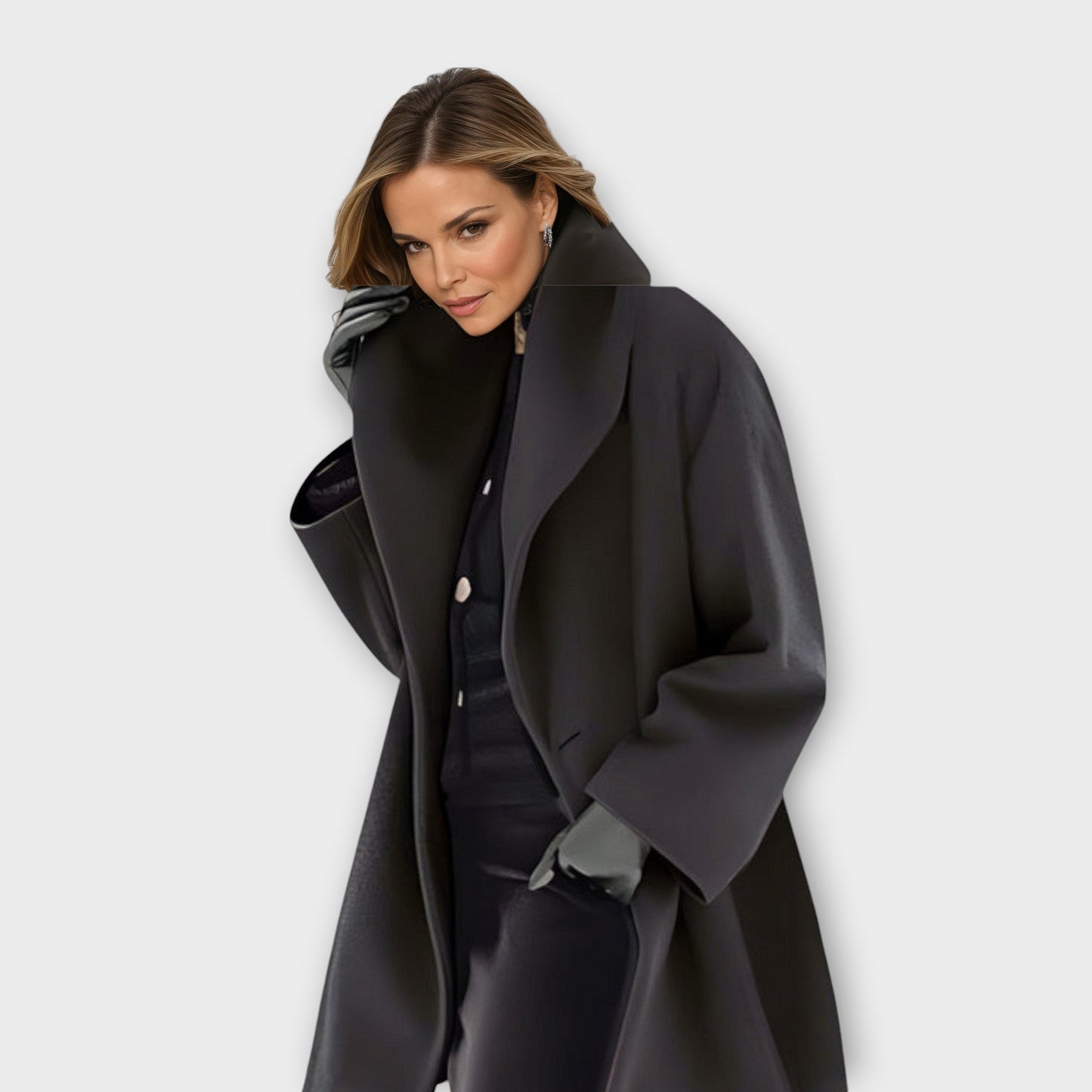 Emma™ | Chaqueta de Lana de Lujo a Prueba de Viento