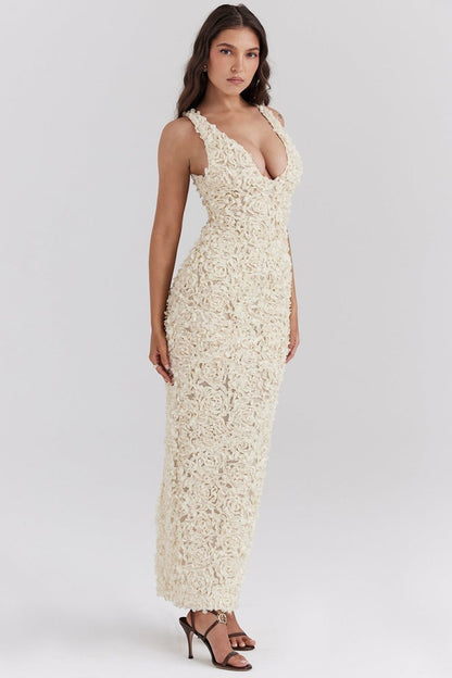 HAILEY - VESTIDO INSPIRADO EN PÉTALOS CON ESTILO GRACIOSO