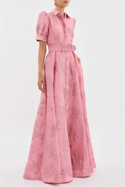 Olivia - Vestido Corto de Mangas Abullonadas