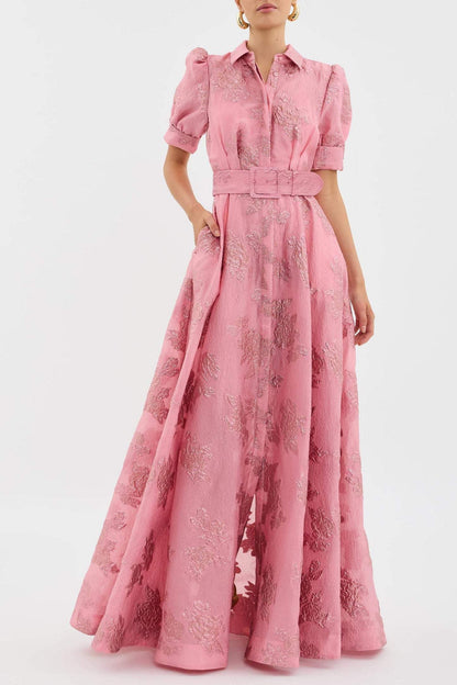 Anabella™ | Vestido Corto con Mangas Abullonadas