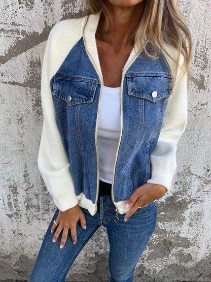 Audrey - Chaqueta de Denim Clásica Versátil