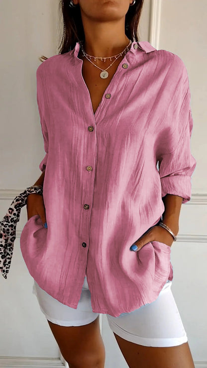 Sasha - Camisa Elegante con Estilo Plisado