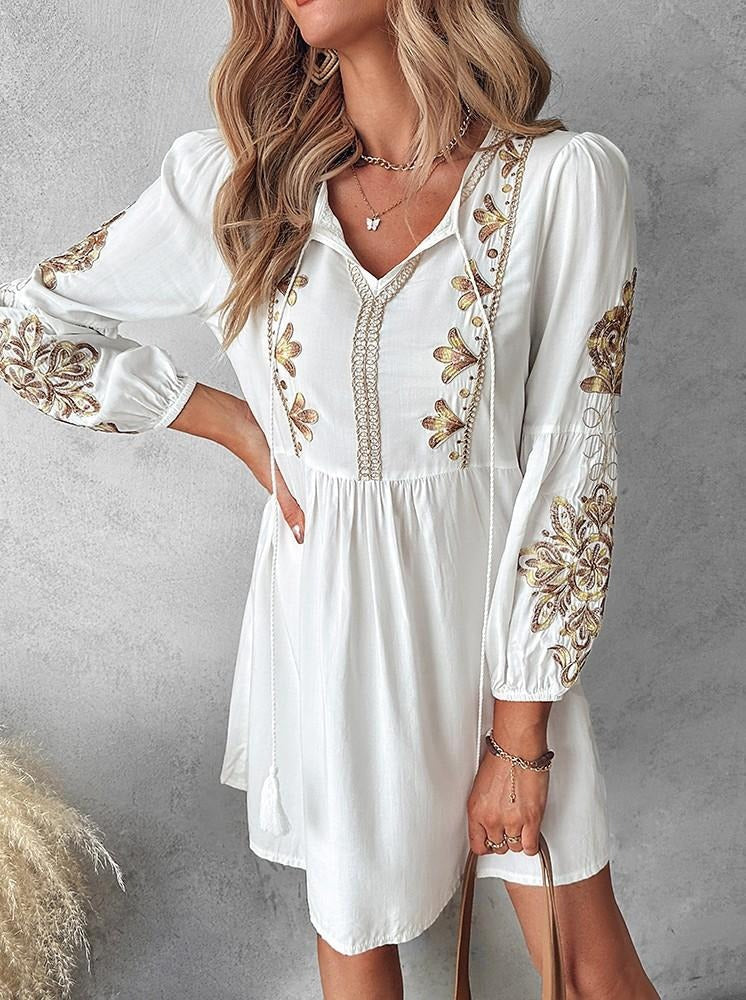 Velissa - Vestido Midi Boho para Mujeres