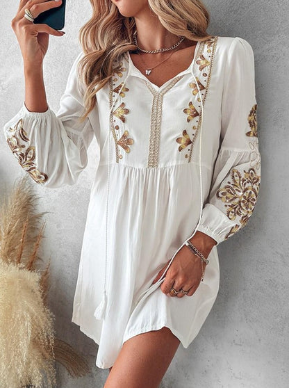 Velissa - Vestido Midi Boho para Mujeres