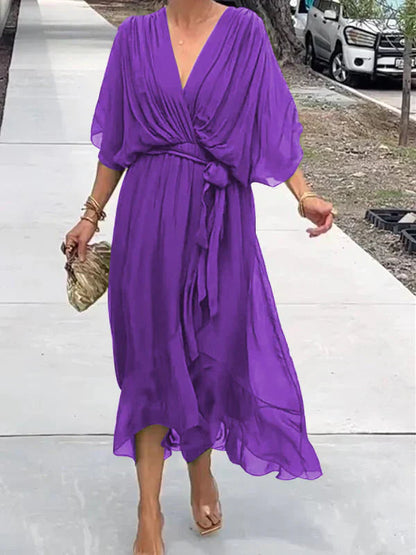 Ulani | Vestido Flowy con Escote en V