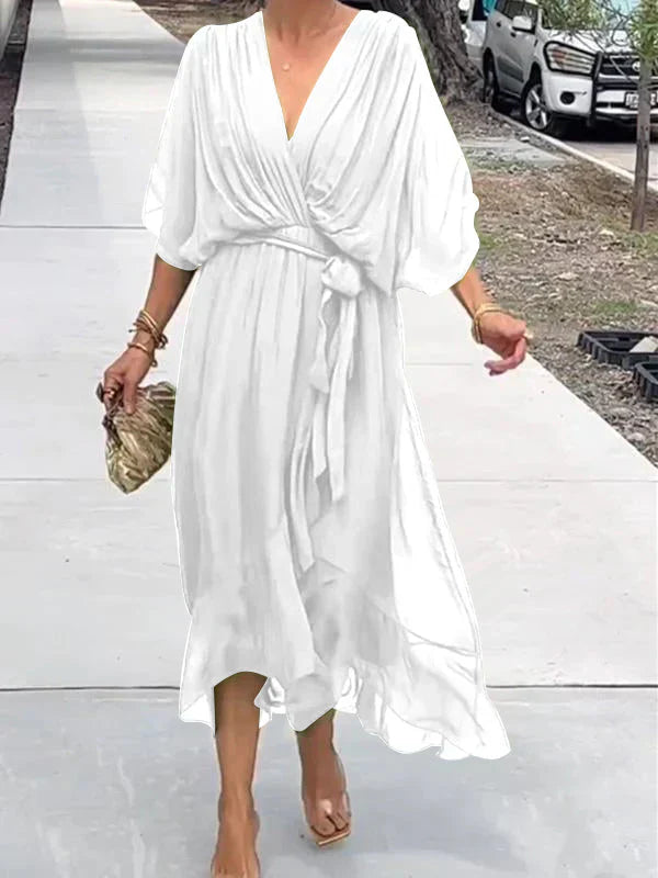 Ulani | Vestido Flowy con Escote en V