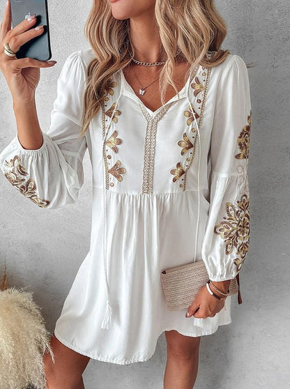 Velissa - Vestido Midi Boho para Mujeres