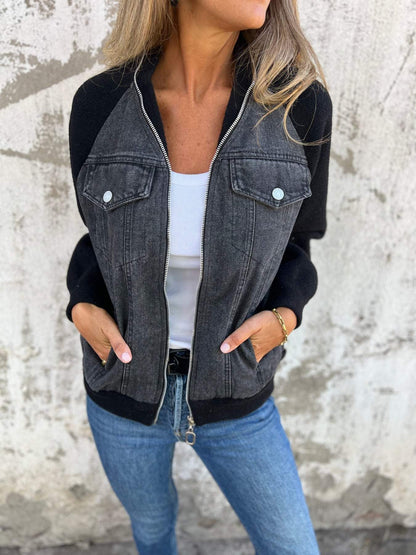 Audrey - Chaqueta de Denim Clásica Versátil