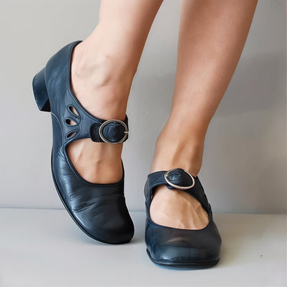 Lizzy - Sandalias de lujo de cuero