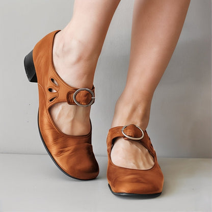 Lizzy - Sandalias de lujo de cuero