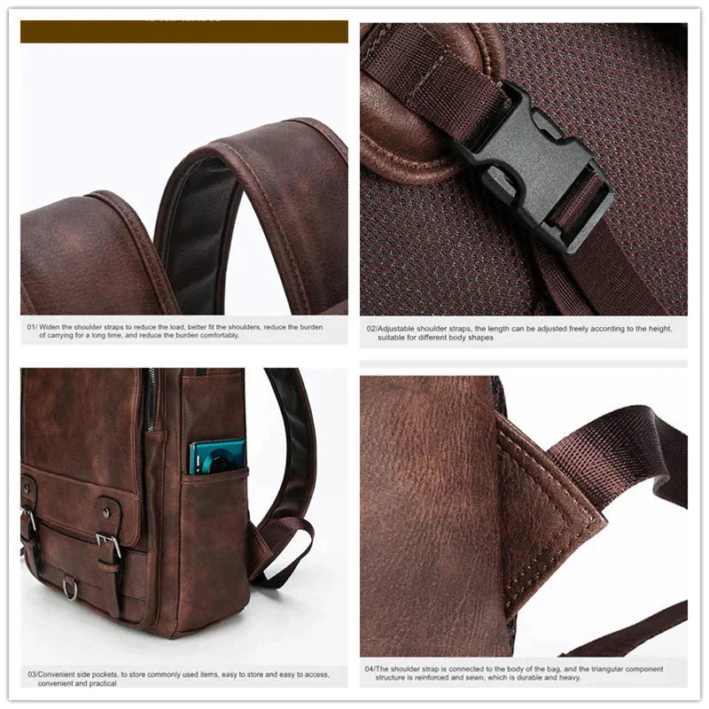 Mochila de Cuero Londres