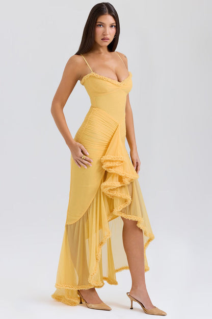 LYDIA – VESTIDO DE VOLANTES VINTAGE GLAM
