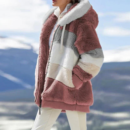 Alexa | Chaqueta de Invierno con Capucha y Cremallera