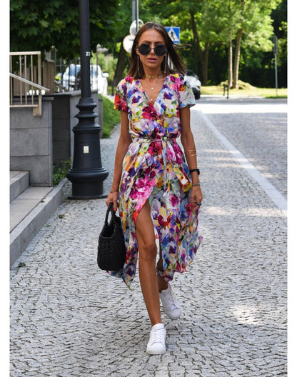 Yasmine | Vestido Elegante con Escote en V