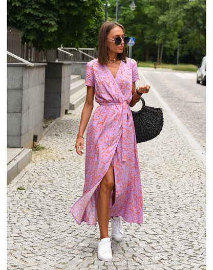 Yasmine | Vestido V-Cuello Elegante