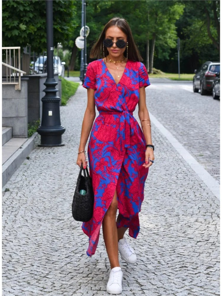 Clove – Vestido Largo Estampado