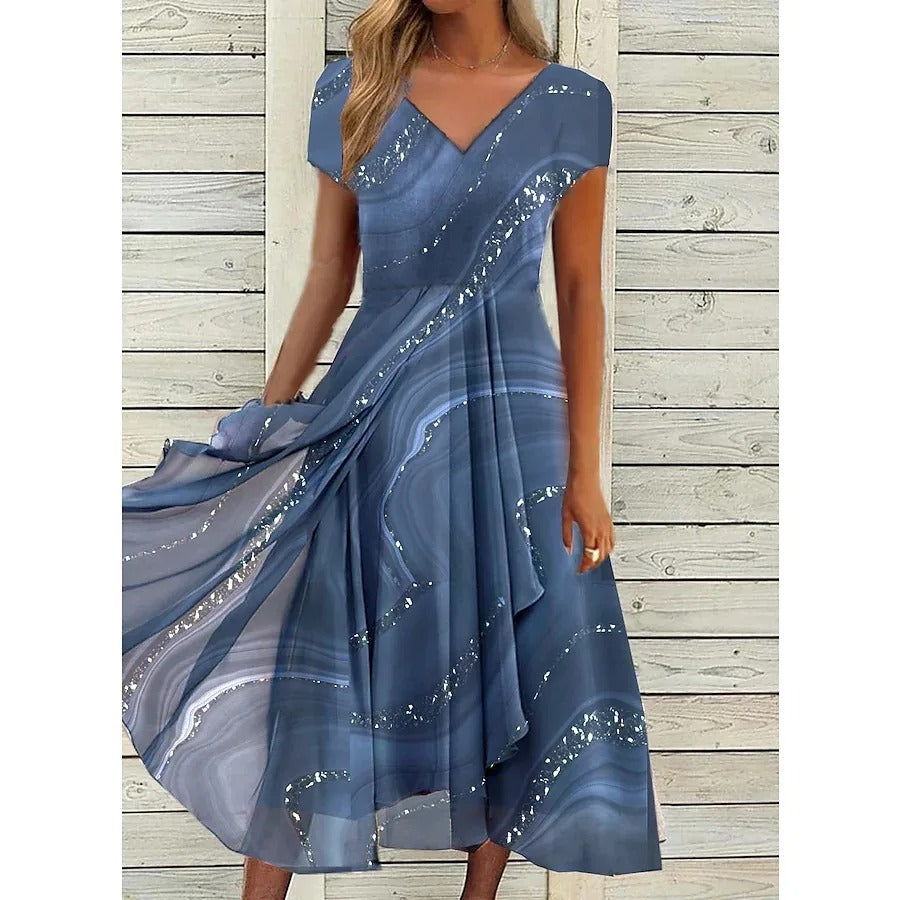 Naomi | Vestido Midi con Escote en V