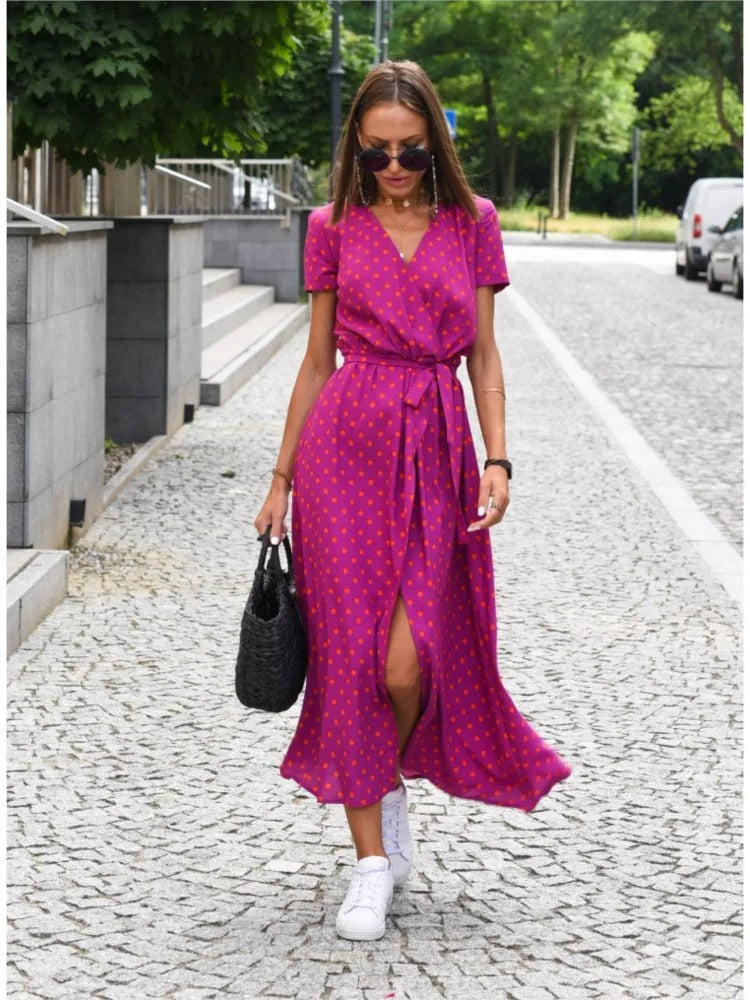 Clove – Vestido Largo Estampado