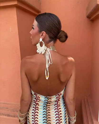 ARLETTE – VESTIDO TUNIC DE CROCHET BOHO PARA PLAYA