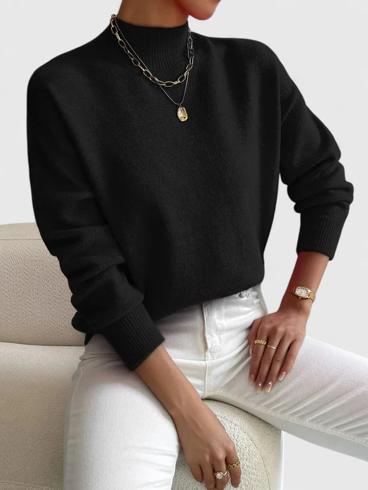 Marcha | Suéter Elegante de Cuello Alto