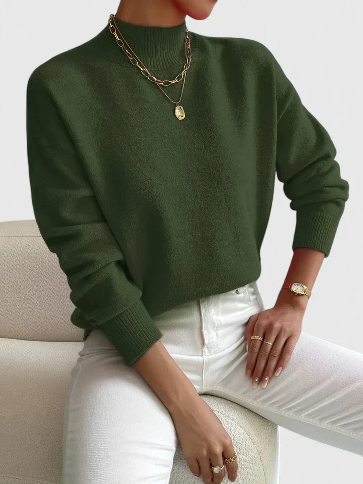 Marcha | Suéter Elegante de Cuello Alto